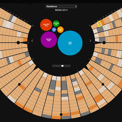 Burning Man survey data visualization image